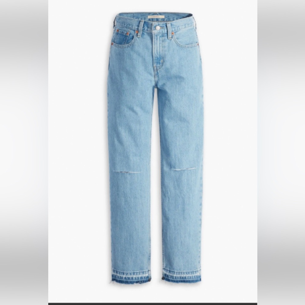Levi's Light Blue low Straight Leg Jeans